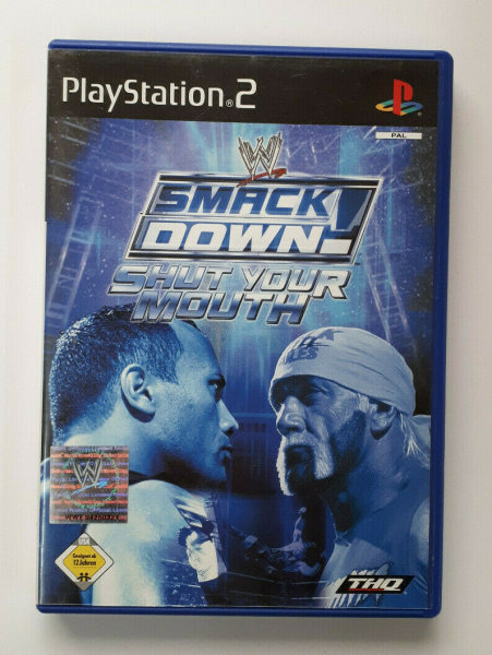 TOP Playstation PS 2 Spiele im guten gebrauchten Zustand SmackDown! Shut Your Mouth