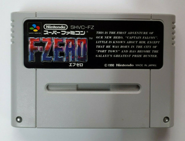 TOP Super Nintendo SNES Spiele im guten gebrauchten Zustand F-Zero (Japan)