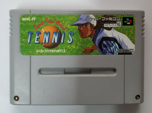 TOP Super Nintendo SNES Spiele im guten gebrauchten Zustand Super Final Match Tennis (Japan)
