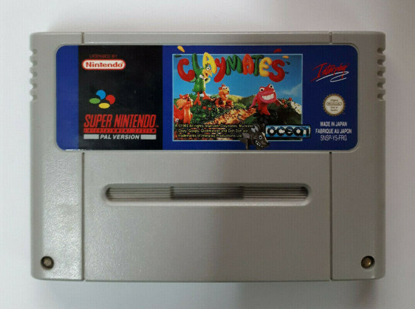 TOP Super Nintendo SNES Spiele im guten gebrauchten Zustand Claymates