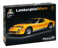 Italeri 510103686 Lamborghini Miura unlackierter Plastik...