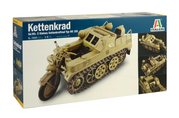 Italeri German Dt. NSU HK 101 "Kettenkrad" 1:9 Model Kit Bausatz 510007404