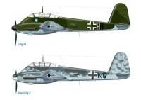 Italeri ME 410 HORNISSE Flugzeug Kampfflugzeug 1:72 Model Kit Bausatz 510000074