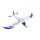 RC Sky Surfer 1400mm EPO PNP V2 blau - Flugzeug Flieger Gleiter Flugmodell