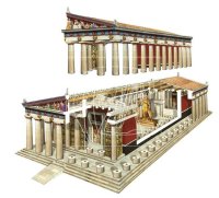 Italeri 8001 Parthenon Bausatz Diorama Tempel Antike...