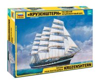 Zvezda Krusenstern Sailing Ship Segelschiff Segelboot Modell Bausatz 1:200 - 500789045