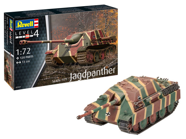 Revell Panzer Jagdpanther Sd.Kfz.173 Modell Kit Bausatz 1:72