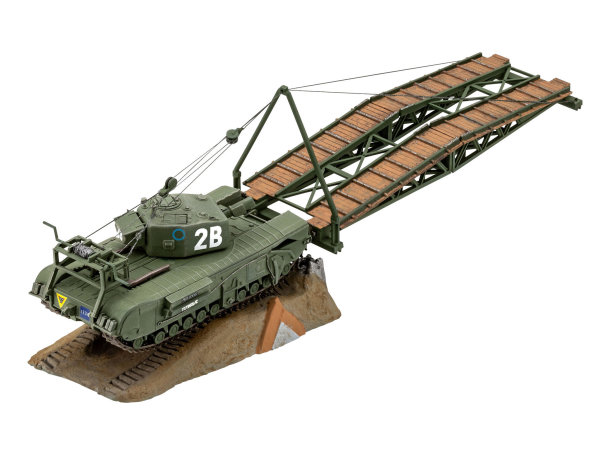 Revell Panzer Churchill A.V.R.E. Modell Kit Bausatz 1:76