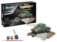 Revell Panzer First Diorama Set - Sherman Firefly Modell...