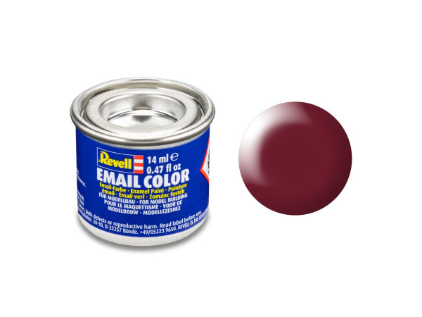 Revell 14 ml-Dose Modellbau-Farbe auf Kunstharzbasis in verschiedenen Farben 331 purpurrot, seidenmatt RAL 3004 14 ml-Dose