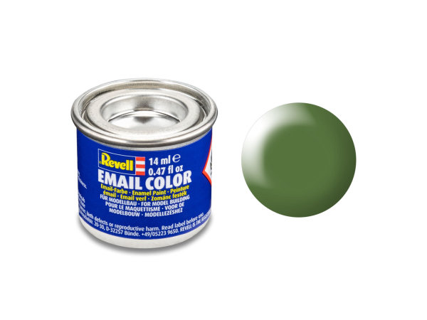 Revell 14 ml-Dose Modellbau-Farbe auf Kunstharzbasis in verschiedenen Farben 360 farngrün, seidenmatt RAL 6025 14 ml-Dose