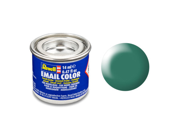 Revell 14 ml-Dose Modellbau-Farbe auf Kunstharzbasis in verschiedenen Farben 365 patinagrün, seidenmatt RAL 6000 14 ml-Dose