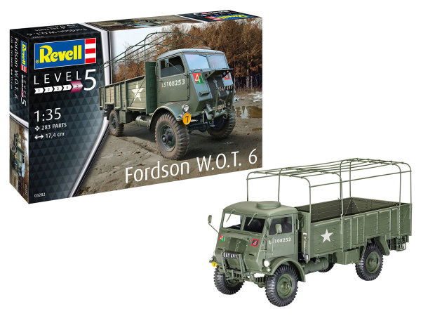 Revell LKW Militär Fordson W.O.T. 6 Modell Kit Bausatz 1:35