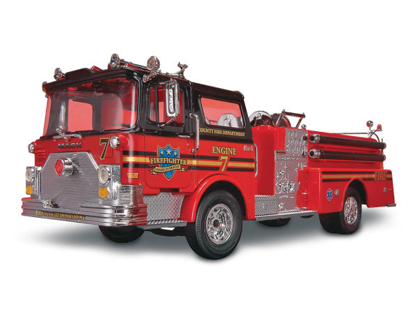 Revell Feuerwehr LKW USA Mack Fire Pumper - Snap Tite Modell Kit Bausatz 1:32