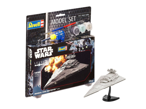 Imperial Star Destroyer Revell Modellbausatz Star Wars mit Basiszubehör Set