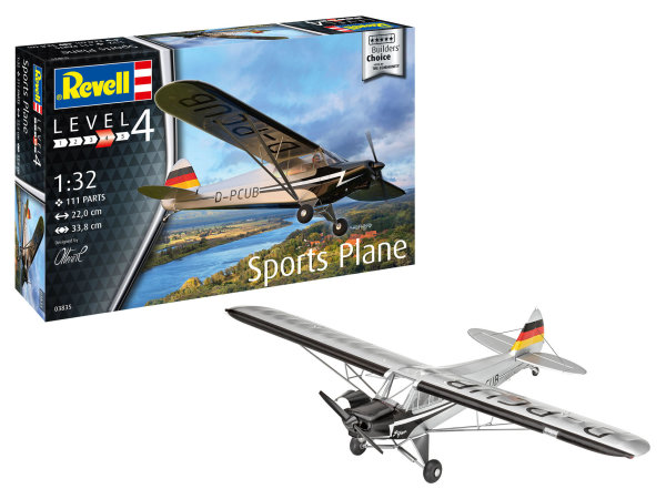 Revell Sports Plane "Builders Choice" Sportflugzeug Model Plastik Bausatz