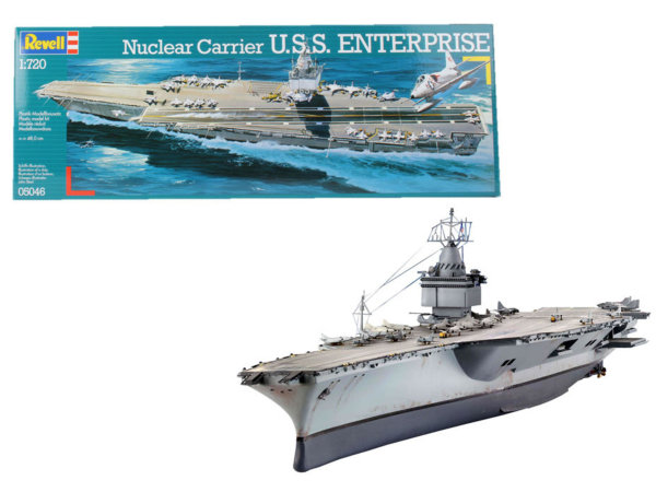 Nuclear Carrier U.S.S. Enterprise Flugzeugträger Revell Modellbausatz