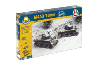Italeri 7521 Panzer M4A3 76mm (Fast Ass. Kit) 2 Modelle Plastik Bausatz 1:72