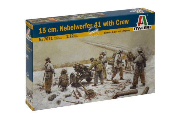 Italeri 7071 - 15cm Nebelwerfer 41 w/crew Soldaten Figuren 1:72