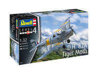 Revell D.H. 82A Tiger Moth Doppeldecker Schulflugzeug Modellbausatz 1:32