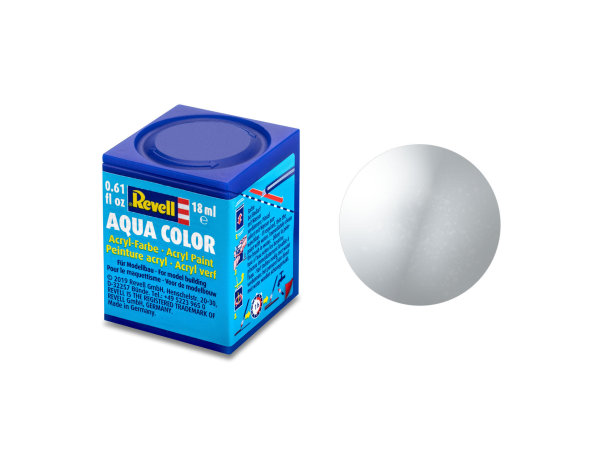Revell Aqua Color 18 ml Modellbau-Farbe auf Wasserbasis in verschiedenen Farben 36199 aluminium, metallic 18 ml