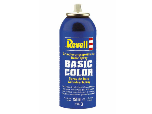 Revell Basic-Color, Grundierungsspray 150 ml Grundierungssprühfarbe Grundierung