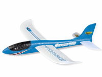 Wurfgleiter Airshot 490 blau Styropor Flugzeug Gleitflug...