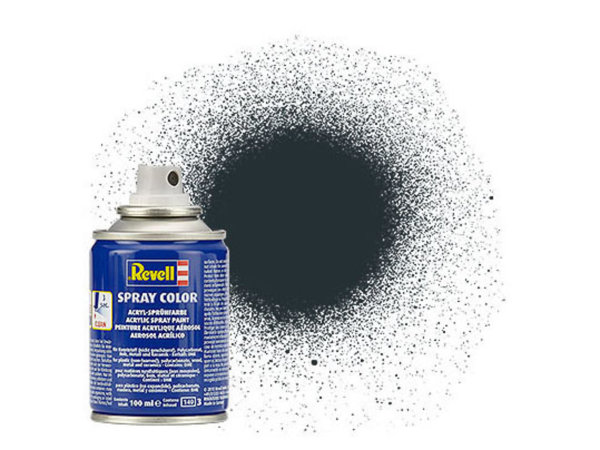 Revell Spray Color 100 ml Sprühfarbe auf Acrylbasis in verschiedenen Farben 34109 Spray Color anthrazit, matt
