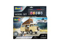 Revell VW T2 Bus Camper 1:24 Model easy-click-system Bausatz zum Zusammenstecken