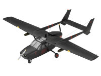 Revell O-2A Skymaster Flugzeug Modellbausatz 1:48 Zubehör Farben Kleber Pinsel