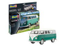 Revell VW T1 Bus Modellbausatz mit Pinsel Kleber Farben 1:24