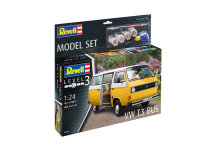 Revell VW T3 Bus Modellbausatz mit Farben Pinsel und Kleber