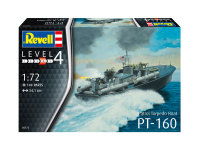 Revell Patrouille- Torpedo Boot Schiff PT-160 der US Navy Modellbausatz 1:72