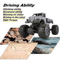 RC Rock Rover Amphibious 1:12 4WD 2.4GHz Crawler mit Beleuchtung Militär Truck