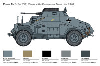 Italeri 5769 Deutsch Sonder KFZ 222/223 Spähpanzer 1:56