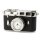 Tischuhr Foto Kamera schwarz - Dekorative Designer Uhr Sammleruhr Geschenkuhren