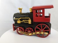 Tischuhr Lokomotive Zug - Dekorative Designer Uhr Sammleruhren Geschenkuhren