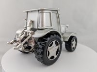 Tischuhr Bulldog Traktor - Dekorative Designer Uhr Sammleruhren Geschenkuhren
