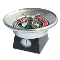 Tischuhr Roulette - Dekorative Designer Uhr Sammleruhren...