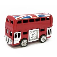 Tischuhr Britisch London Bus - Dekorative Designer Uhr...