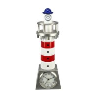 Tischuhr Leuchtturm Deko Uhr - Dekorative Designer Uhr...