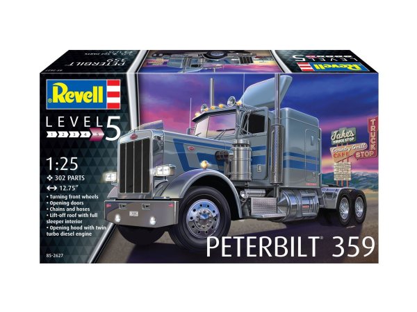 Revell 12627 LKW Peterbilt 359 Modellbausatz 1:25
