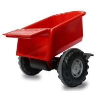 Anhänger Ride-on rot für Traktor Power Drag/Big...