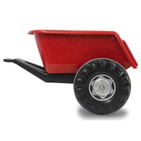 Anhänger Ride-on rot für Traktor Power Drag/Big Wheel
