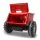 Anhänger Ride-on rot für Traktor Power Drag/Big Wheel