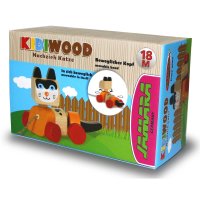 Holzspielzeug Kidiwood Nachzieh Katze
