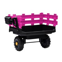 Anhänger Ride-on pink für Traktor Super Load