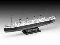 Revell Geschenk-Set R.M.S. Titanic Modellbausatz mit Basiszubehör 1:700 + 1:1200