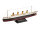 Revell Geschenk-Set R.M.S. Titanic Modellbausatz mit Basiszubehör 1:700 + 1:1200