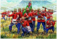 Italeri Zulu Wars - Britische Infanterie Sodaten Figuren...